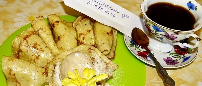 Блинчики с кунжутом