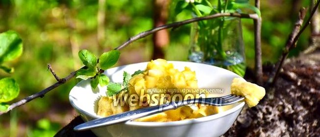 Ленивые вареники с яблоками