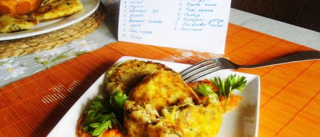 Сырники с кабачками.