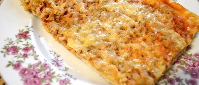 Пицца домашняя с фаршем