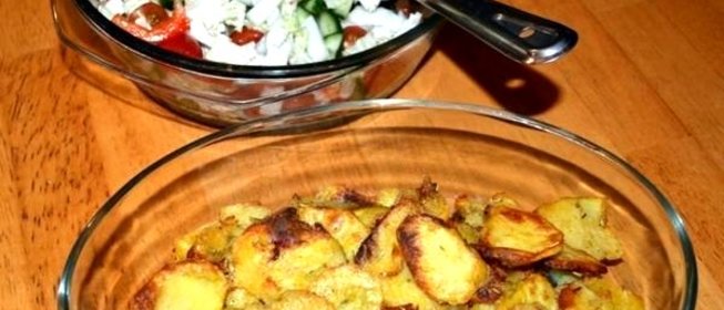 Хрустящий картофель в духовке