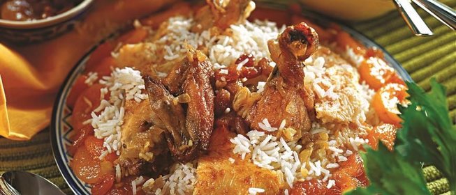 Бакинский плов с сухофруктами