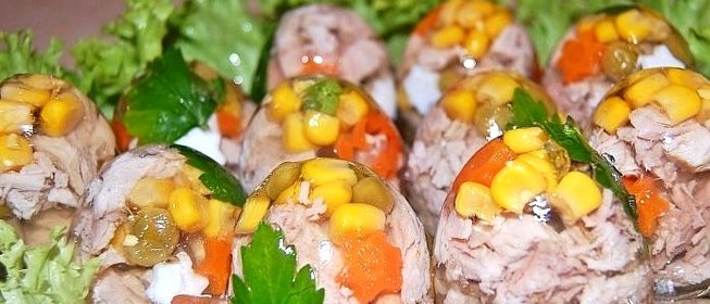 Говяжье заливное Драгоценные камни