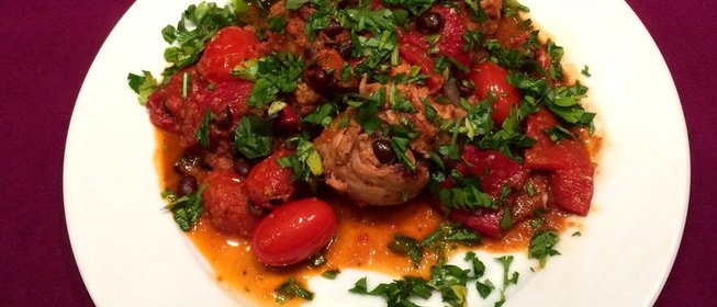 Пири-пири куриное рагу по‑португальски