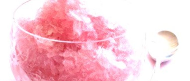 Красная виноградная гранита