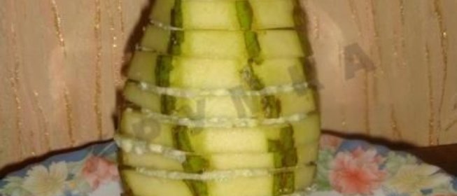 Закуска Груши с голубым сыром