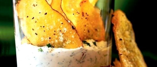 Картофельные чипсы с травами от ресторана Maxims и шефа Чарлза Паркера