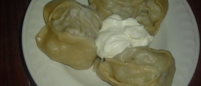 Манты с мясом и капустой