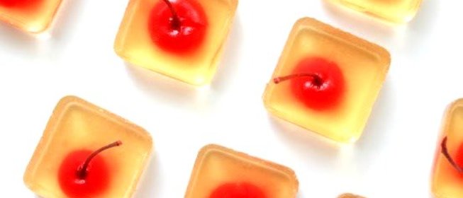 Желе-шоты с водкой и Redbull