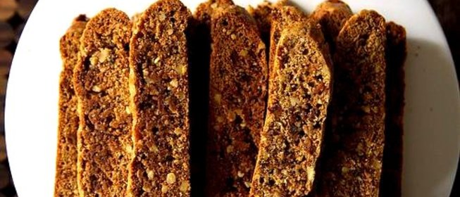 Печенье с орехами и инжиром