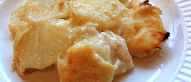 Картофель тушеный в духовке