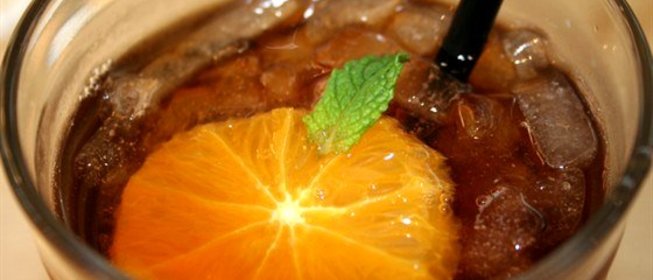 Черный чай с апельсином