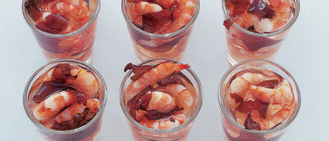 Креветки в желе