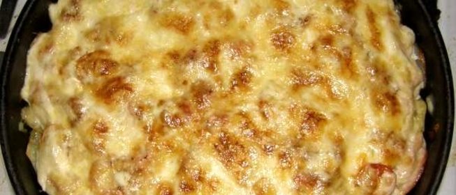 Запеканка с картошкой и курицей