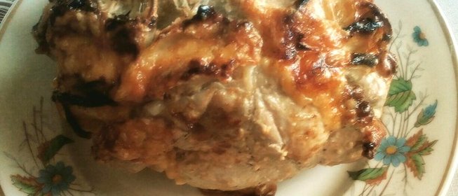 Свинина с сыром и лимоном