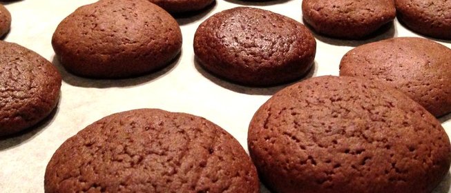 Шоколадное печенье классическое