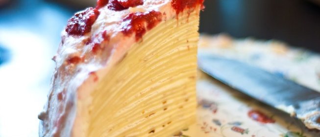 Сметанный крем для блинного торта