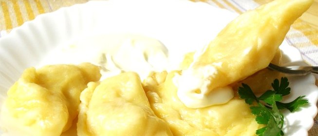 Вареники с творогом солёные