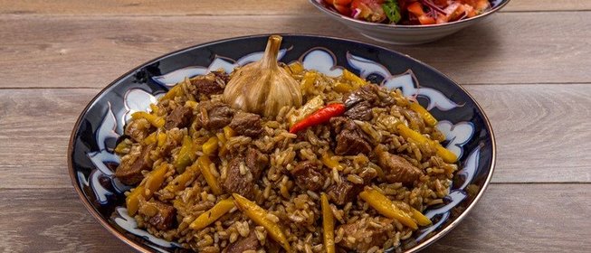 Ферганский плов с ачик-чучуком