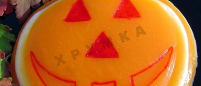 Тыквенно-молочное желе