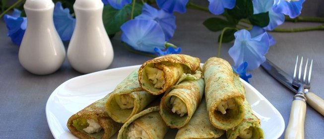 Блинчики с разными начинками