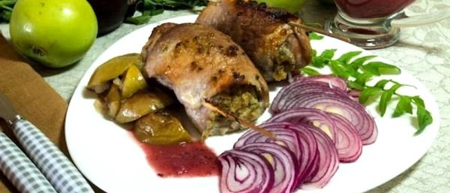 Свинина с яблоками