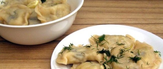 Вареники на молоке с картошкой