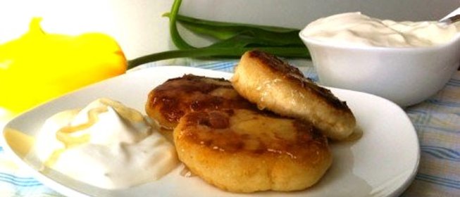 Вегетарианские сырники без яиц