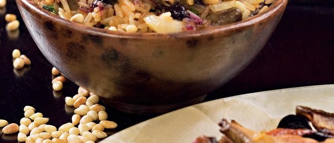 Турецкий плов с куриными потрошками Ич пилав