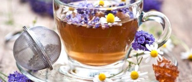 Лавандово-ромашковый чай