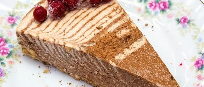 Фитнес чизкейк кофе с молоком