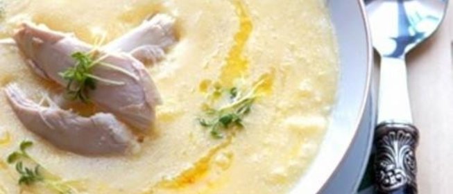 Куриный суп с миндалем