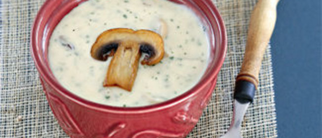 Соус из шампиньонов с петрушкой