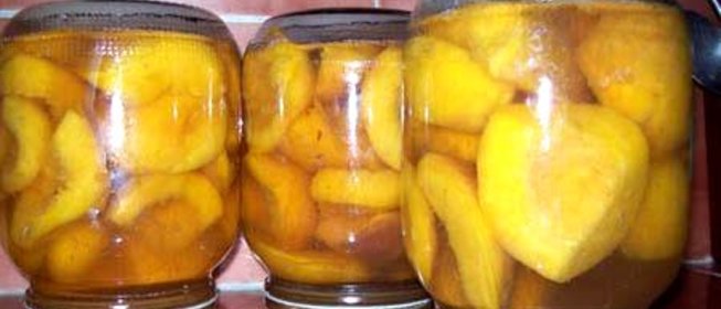 Компот из персиков