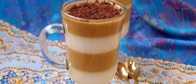 Молочно-кофейное желе
