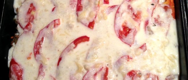 Запеканка с баклажанами и фаршем