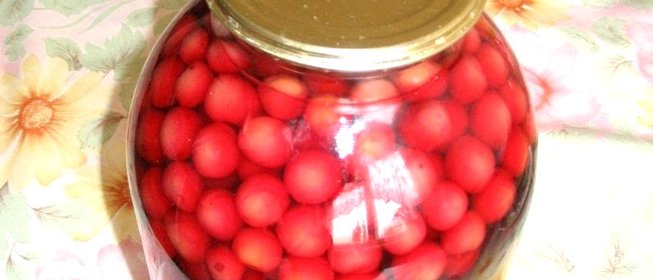 Вишневый компот на зиму