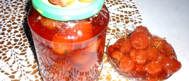 Варенье из ранеток целых