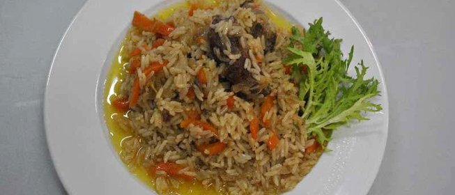 Плов из свиных ребрышек