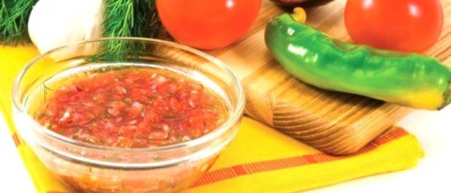 Сальса из фенхеля и укропа для рыбы на гриле