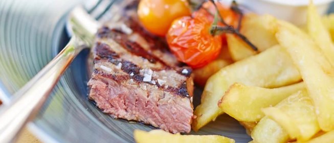 Говядина в маринаде из виски (Бистро Рояль)