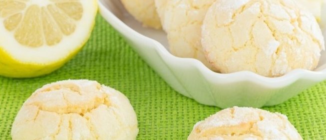 Лимонное печенье