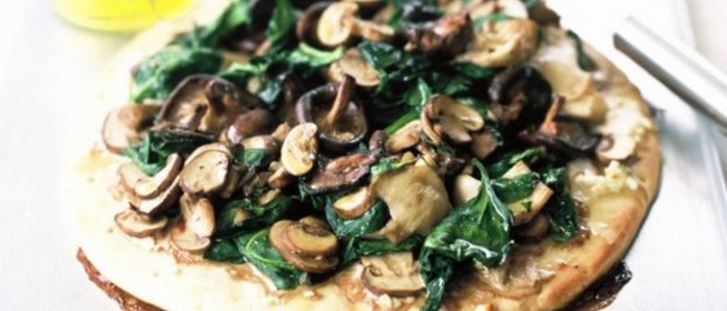 Пицца с грибами