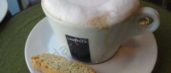 Кофе латте Малиновый трюфель