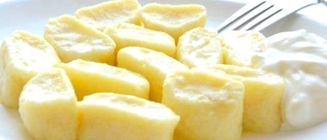 Ленивые вареники с картофелем