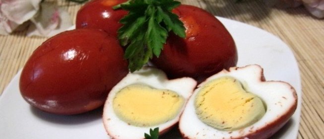 Копченые яйца