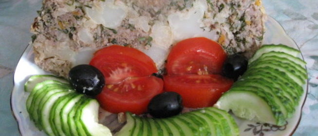 Фаршированная цветная капуста, запеченная под майонезом