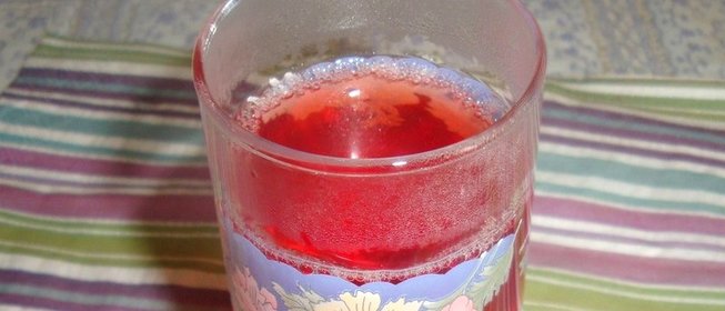 Компот из клубники и малины