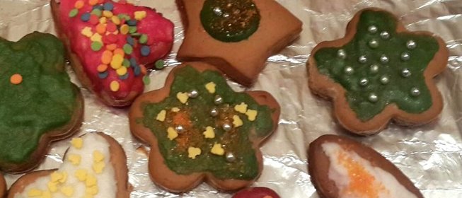 Имбирное новогоднее печенье