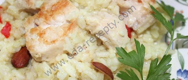 Китайский остро-сладкий плов из курятины